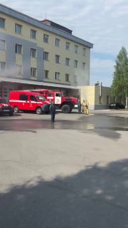Пожарные Когалыма провожают коллегу традиционным ритуалом
