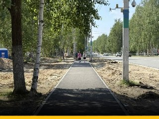 Урае строится единая пешеходная и велосипедная сеть: сроки перенесены на 2026 год
